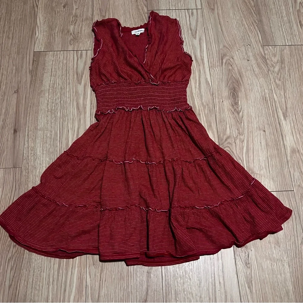 Red & White Striped Dress Max Studio - Picture 2 of 6